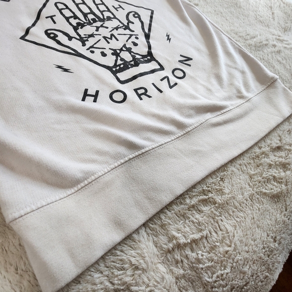 Bring Me The Horizon Graphic Logo Print Baseball Long Sleeve Shirt Size Small - Picture 5 of 9